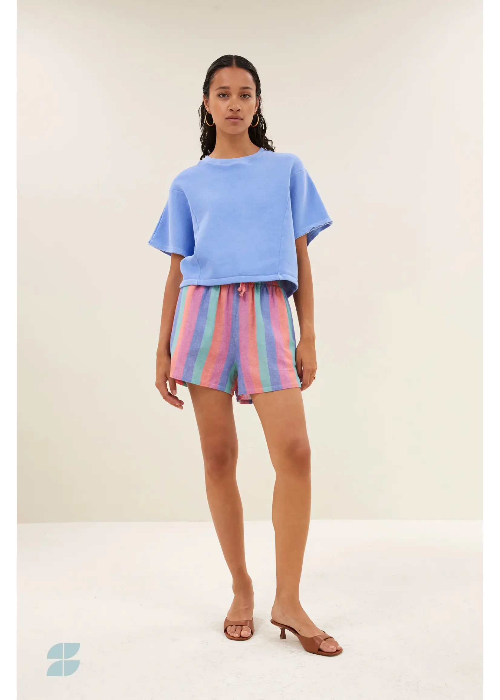 BY-BAR BB ISA SHORTS RAINBOW STRIPE