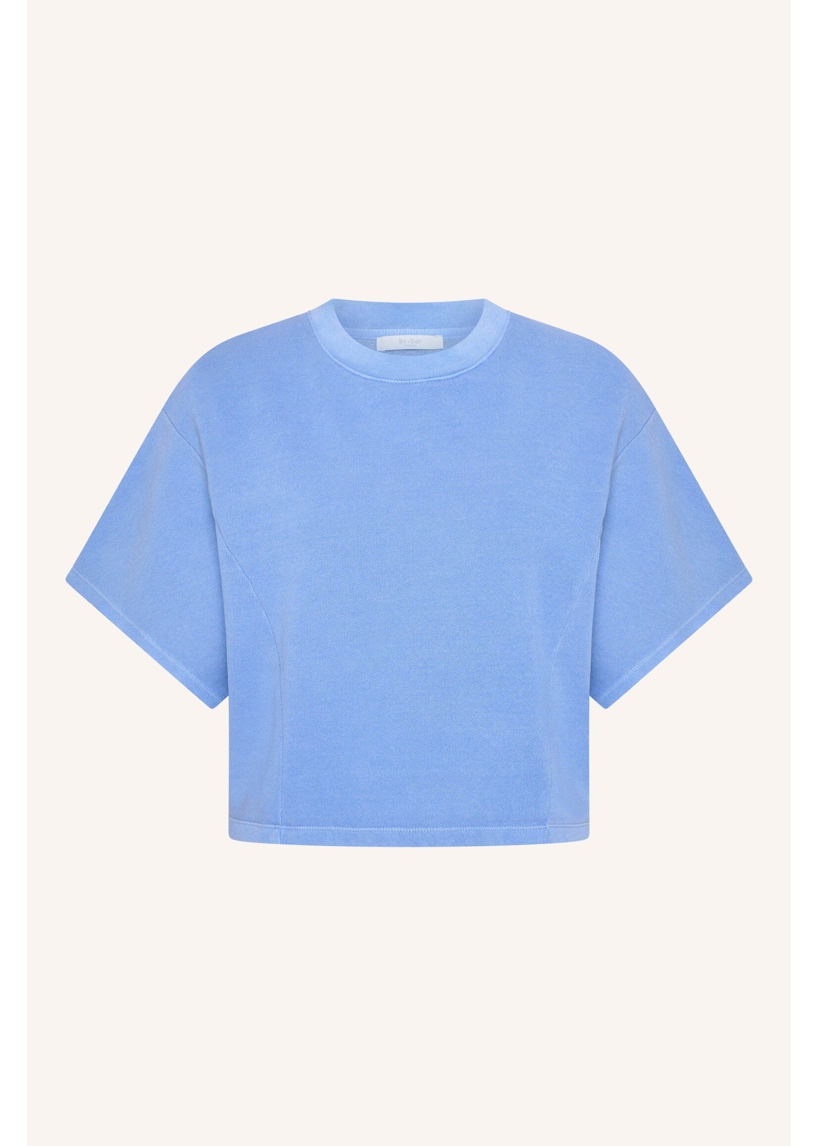 BY-BAR BB SUKI SS SWEAT TOP CITY BLUE