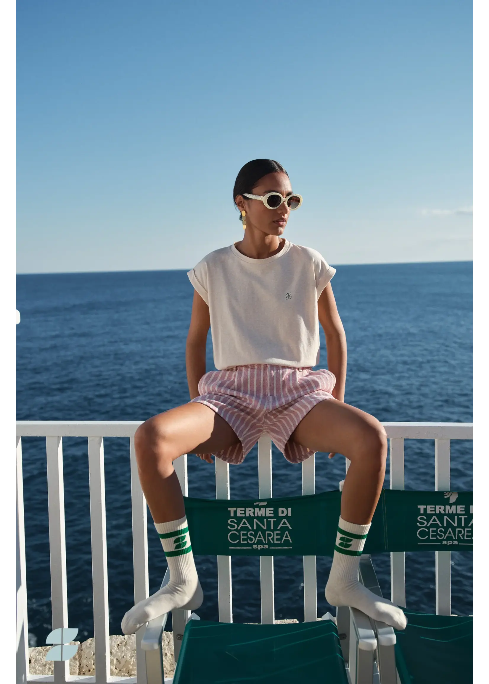 BY-BAR BB JUNE SHORTS PINK STRIPE