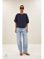 BY-BAR BB NUKI SLUB TOP MIDNIGHT