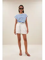 BY-BAR BB LEON TWILL SHORT CLOUD WHITE