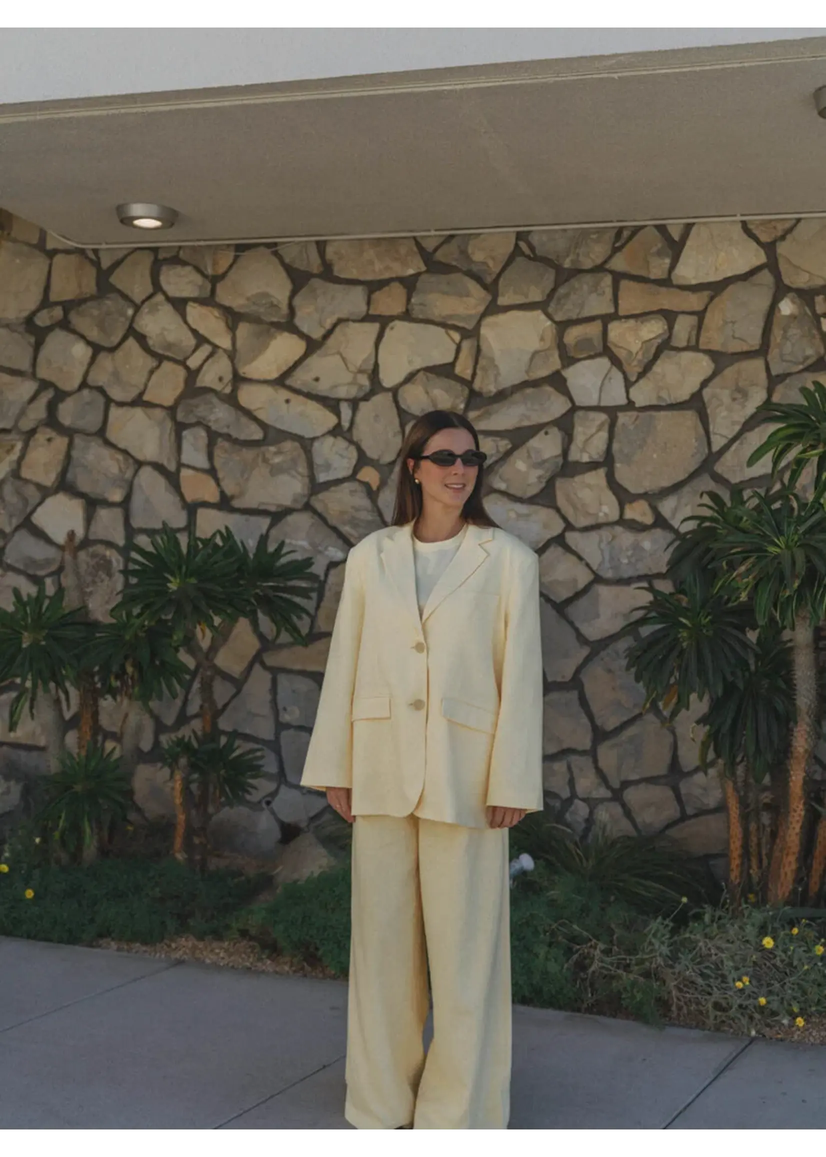 LES SOEURS LS ROMAN BLAZER BUTTER