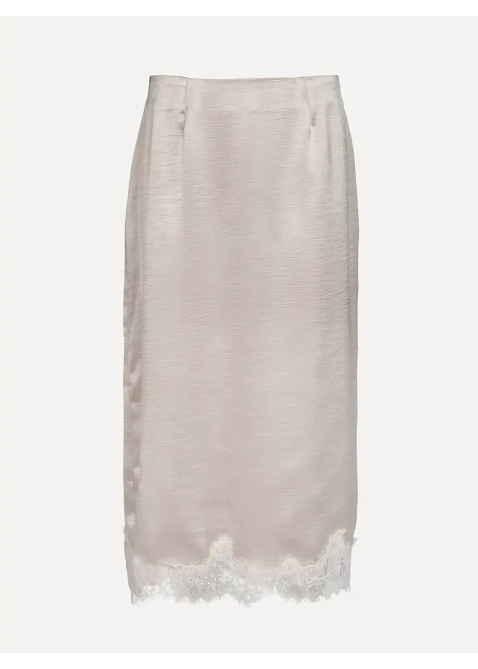 LES SOEURS LS CELIA LACE SKIRT ECRU