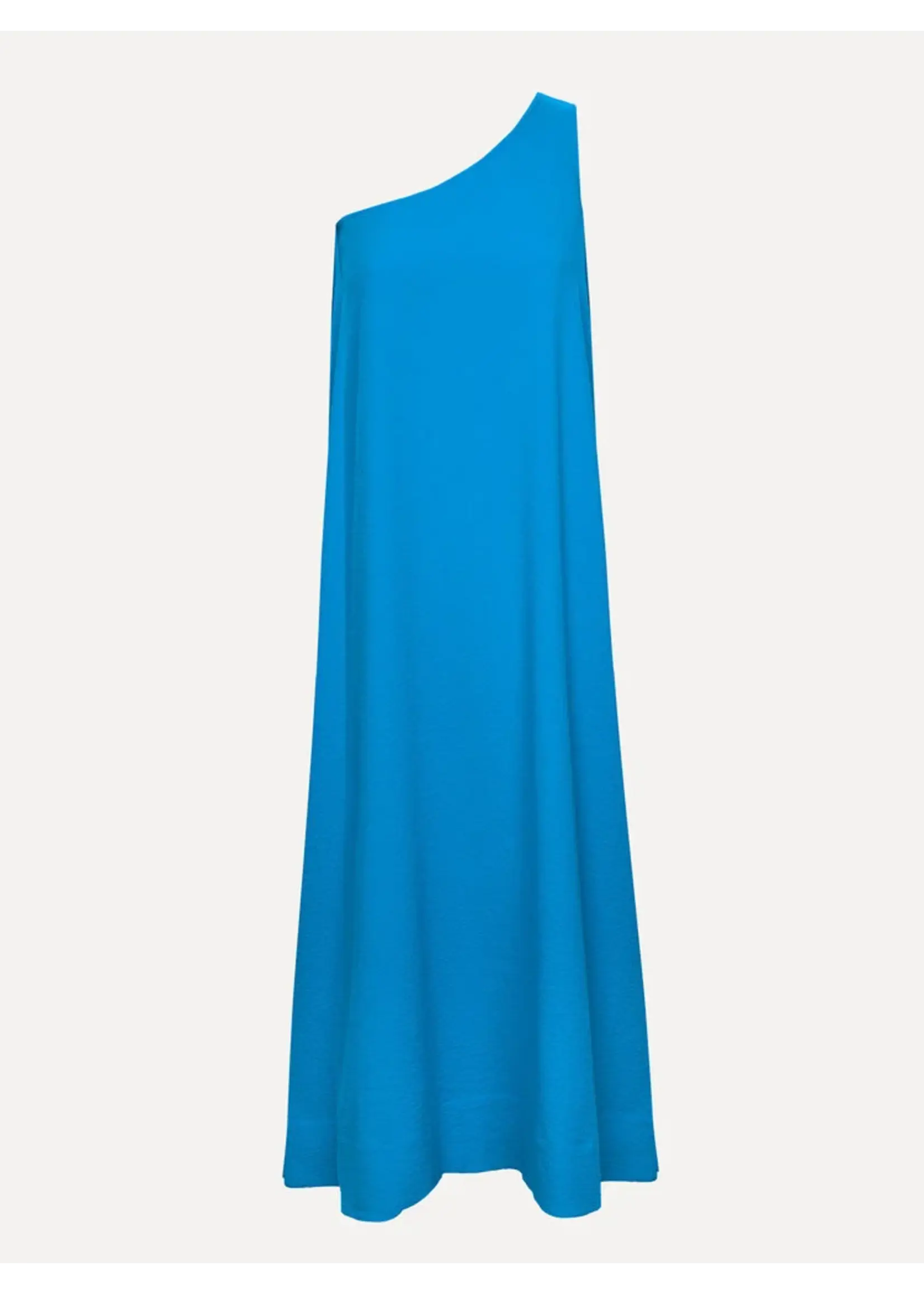 LES SOEURS LS ROBINE ONE SHOULDER DRESS BRIGHT BLUE