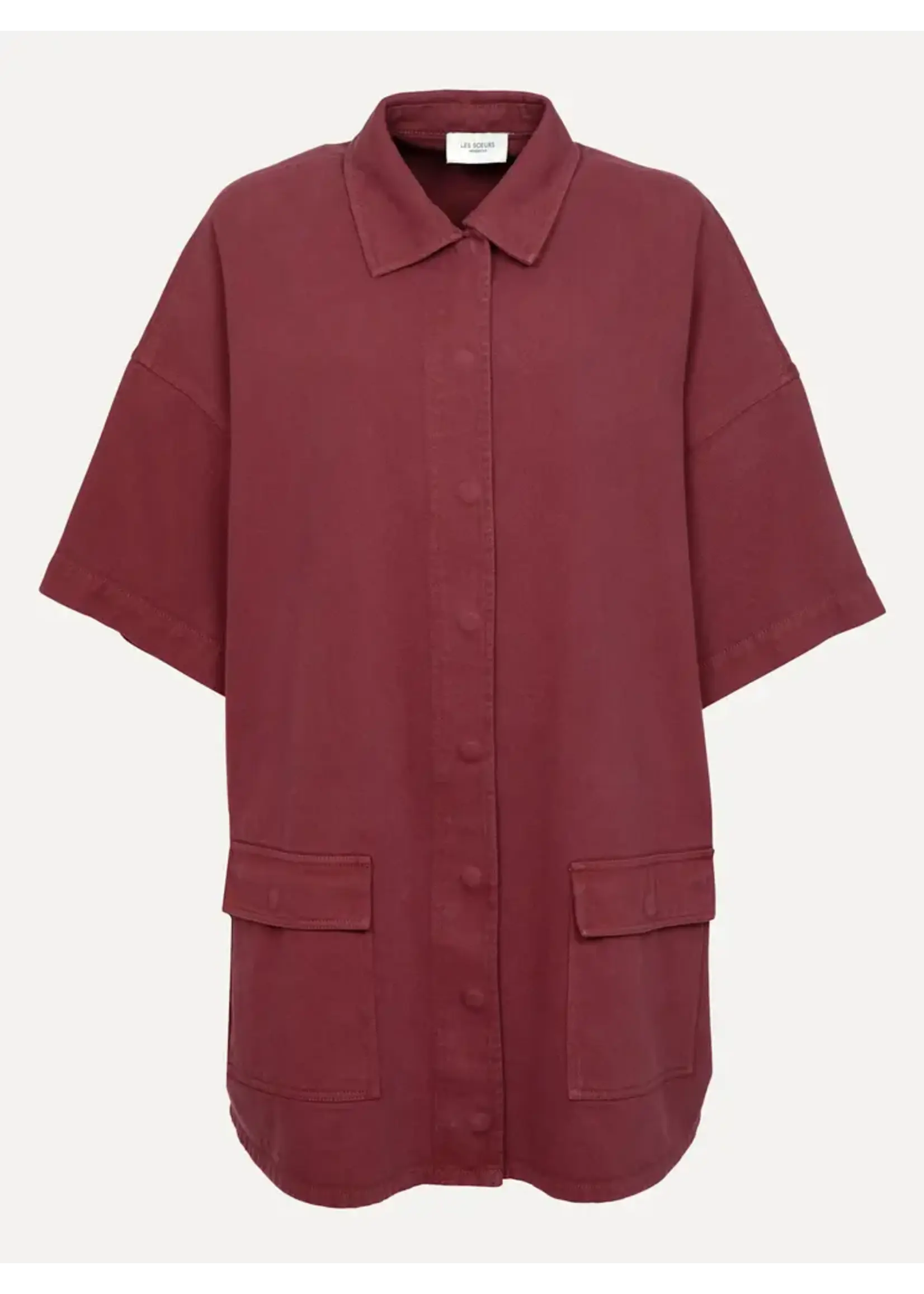LES SOEURS LS GLORIA DRESS BORDEAUX