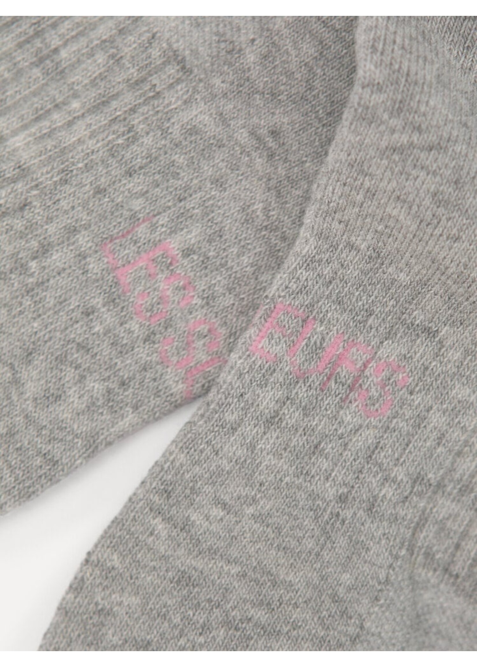 LES SOEURS LS RUBY SOCKS LIGHT GREY MEL/LIGHT PINK