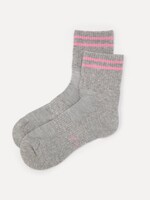 LES SOEURS LS RUBY SOCKS LIGHT GREY MEL/LIGHT PINK