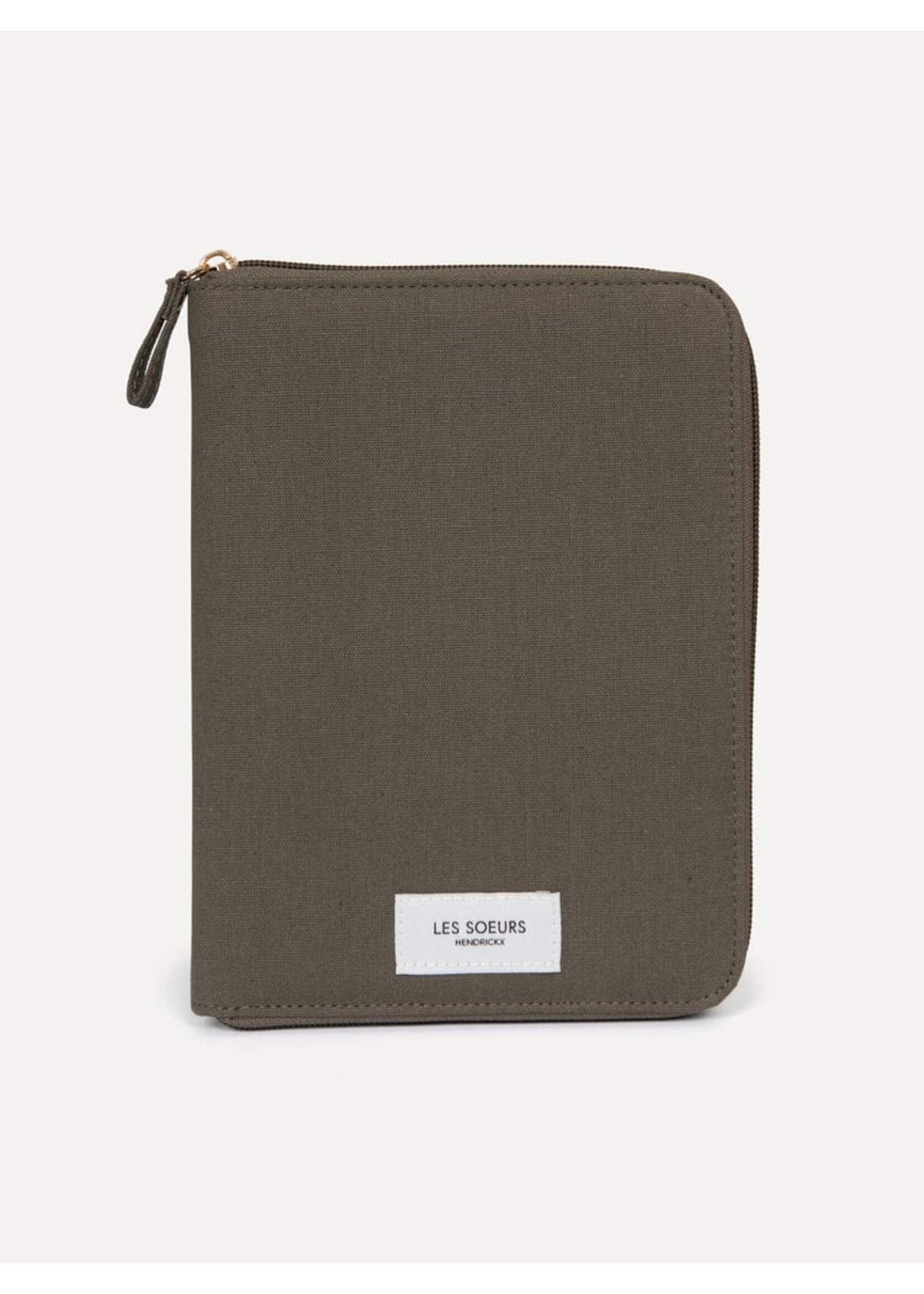 LES SOEURS LS MAE  LINNEN JUWELEN CASE KHAKI