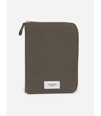 LES SOEURS LS MAE  LINNEN JUWELEN CASE KHAKI