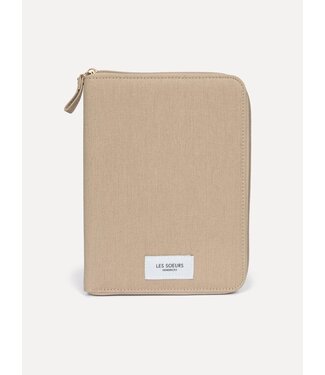 LES SOEURS LS MAE  LINNEN JUWELEN CASE BEIGE