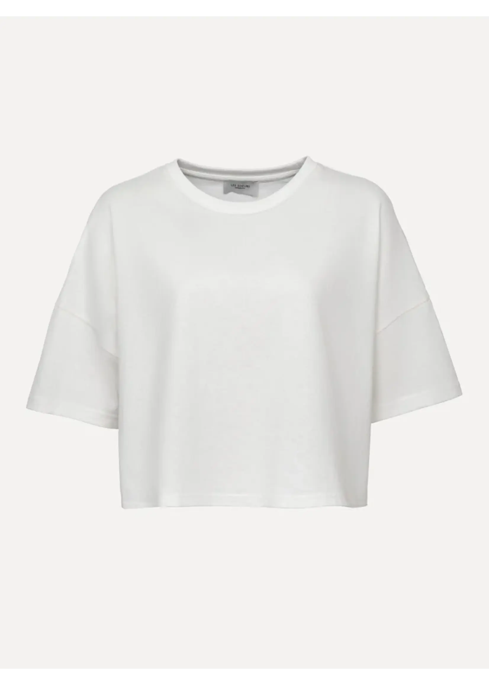 LES SOEURS LS CARRIE T-SHIRT SS WHITE