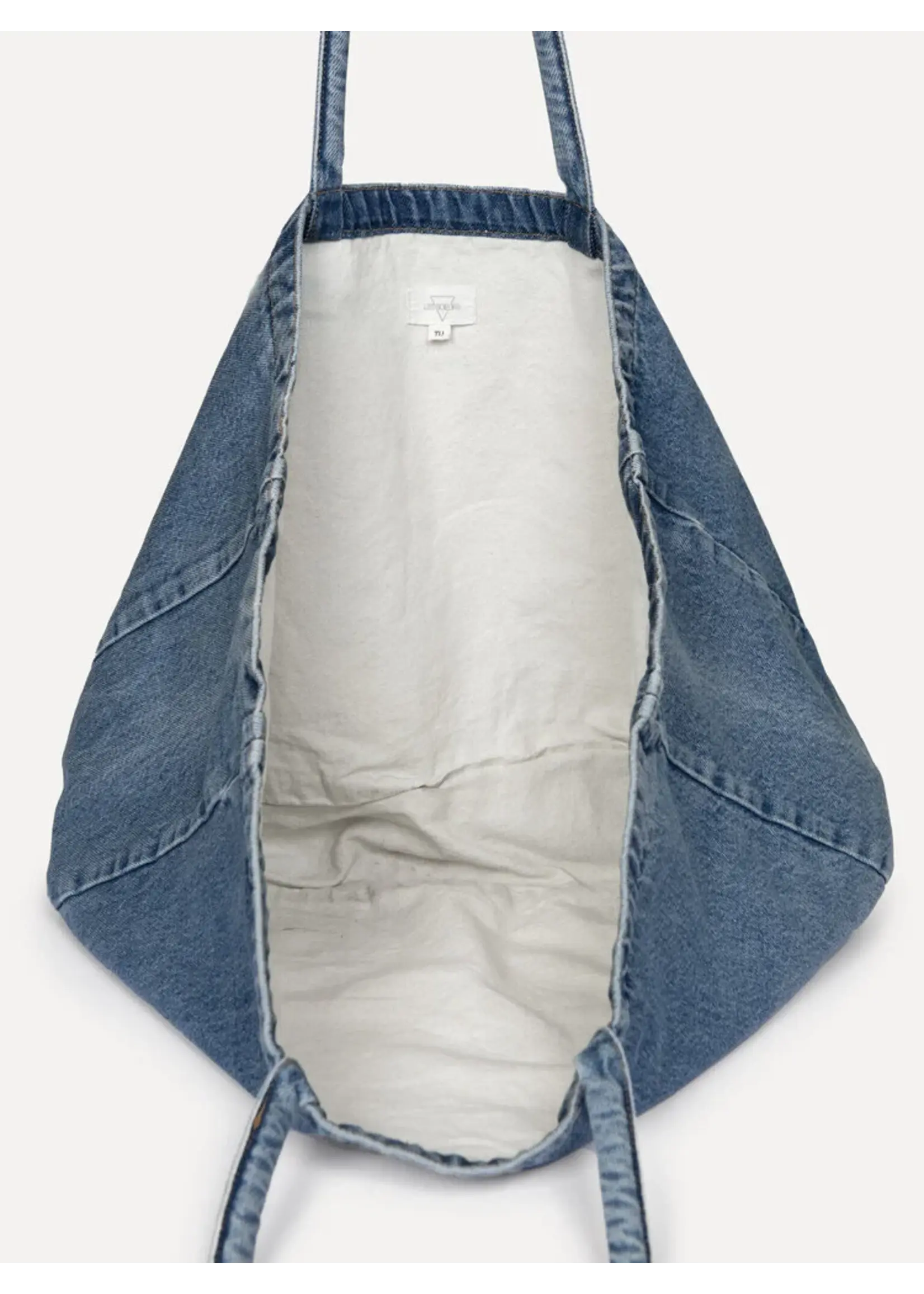 LES SOEURS LS ABEL DENIM SHOPPER DENIM BLUE