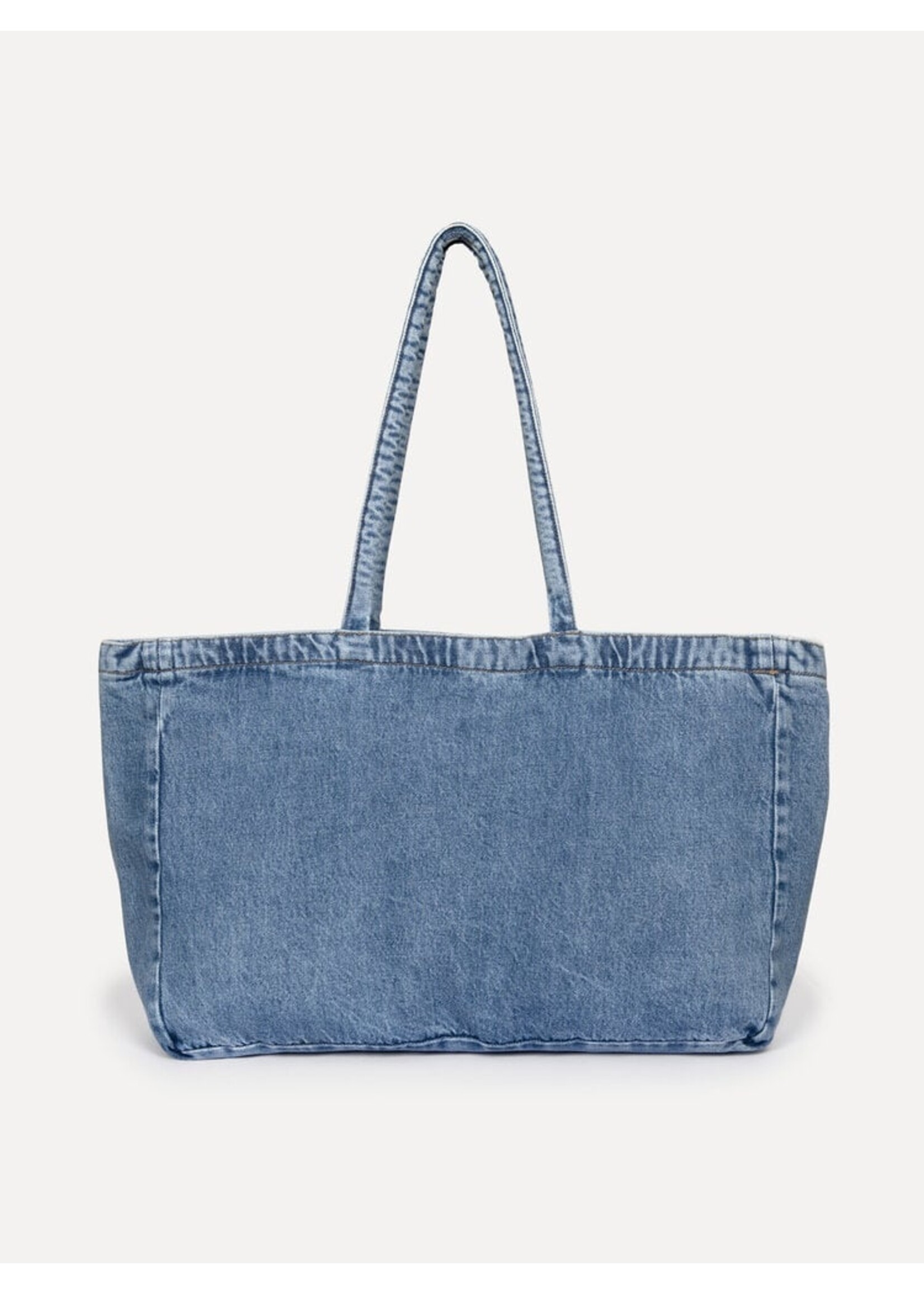 LES SOEURS LS ABEL DENIM SHOPPER DENIM BLUE