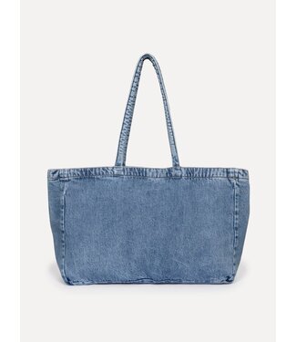LES SOEURS LS ABEL DENIM SHOPPER DENIM BLUE