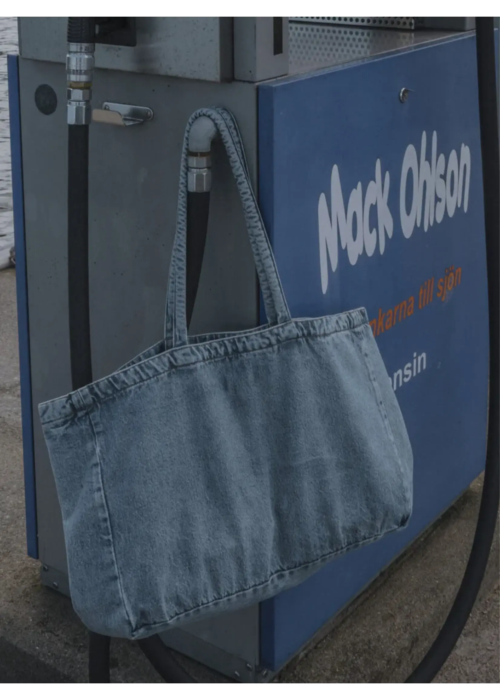 LES SOEURS LS ABEL DENIM SHOPPER DENIM BLUE