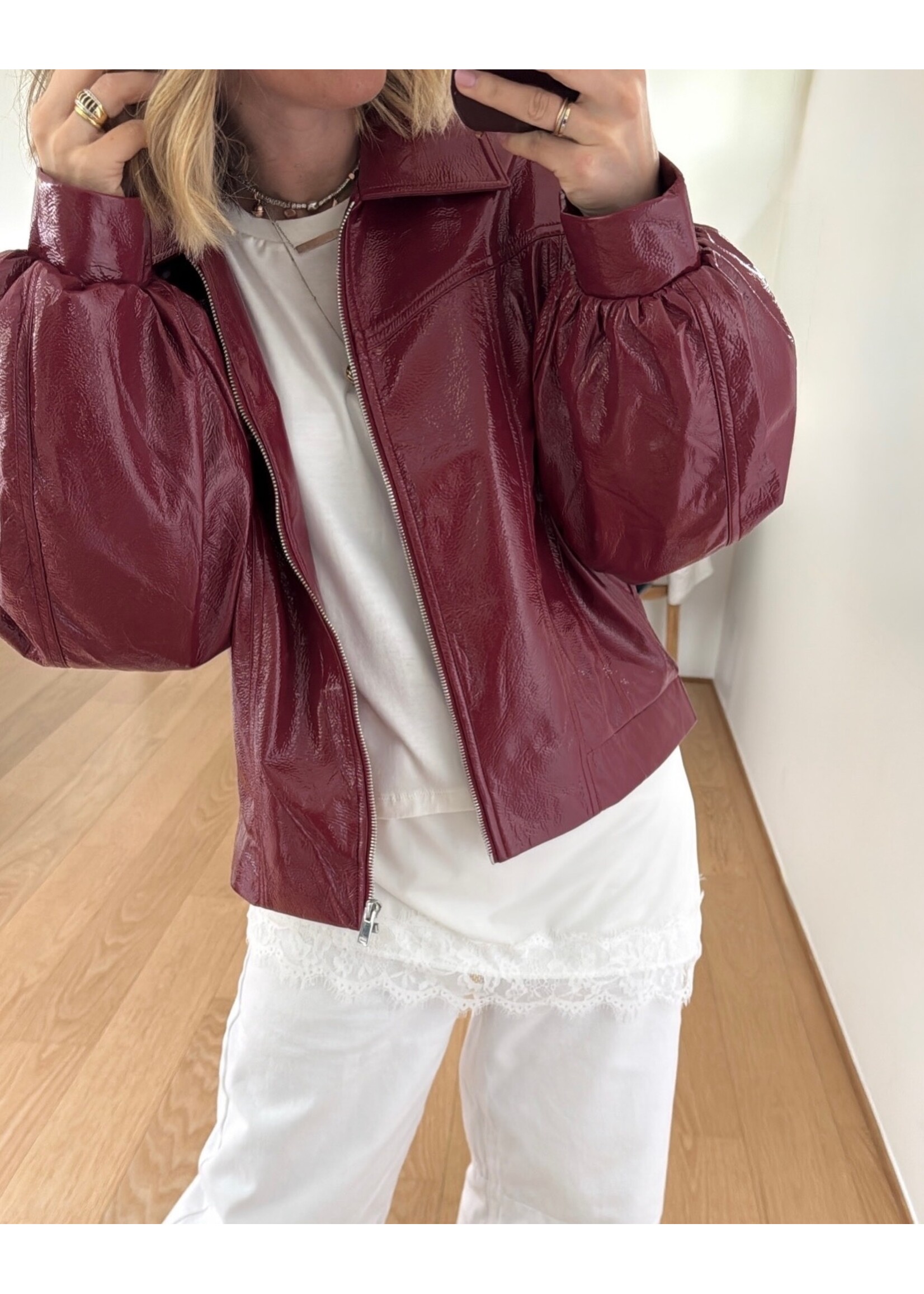 HYPEDROP HDKORA SS BOXY LAYERED LACE TSHIRT WHITE