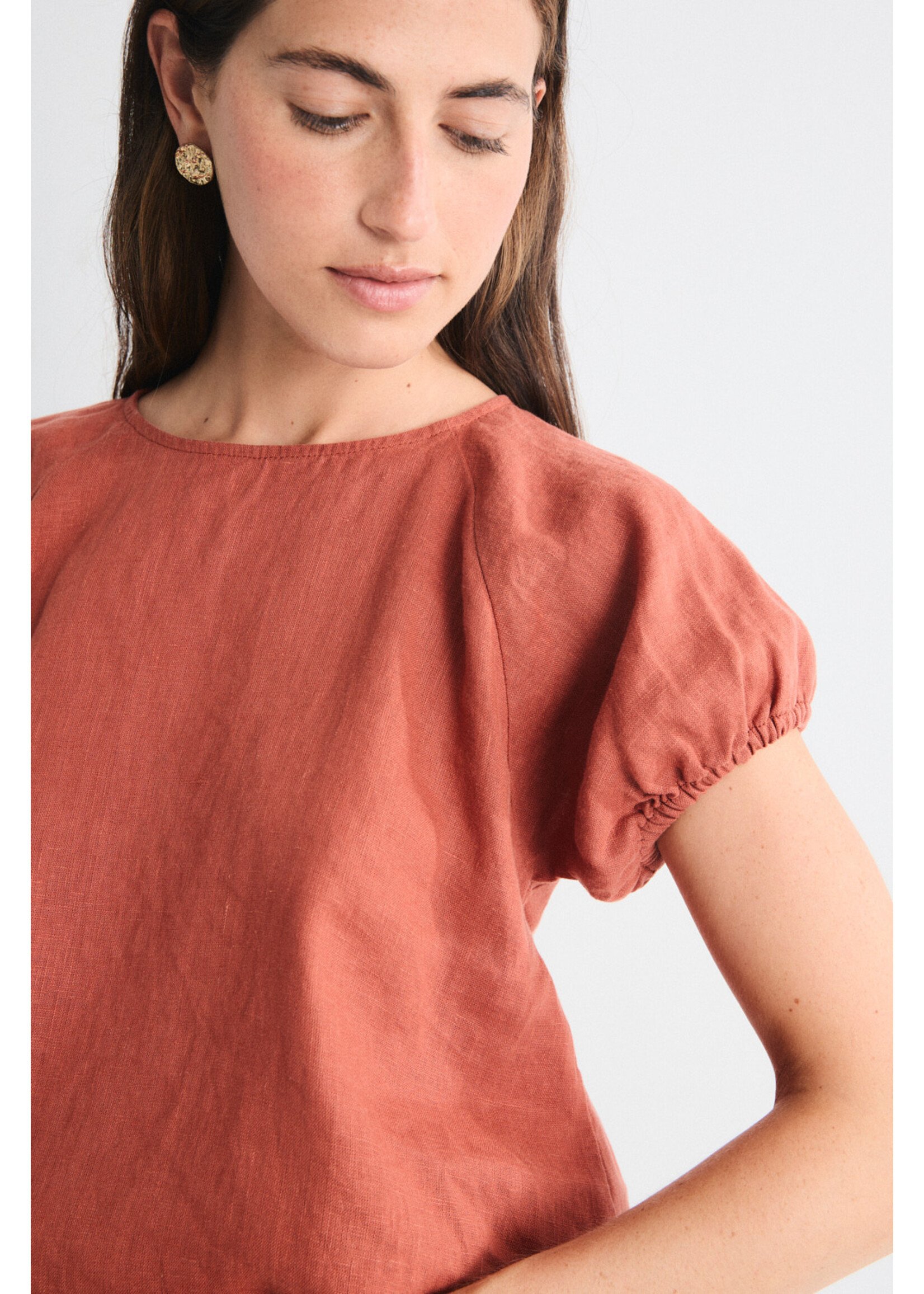 MUS & BOMBON MBB AMANECER BLOUSE ROOF TILE
