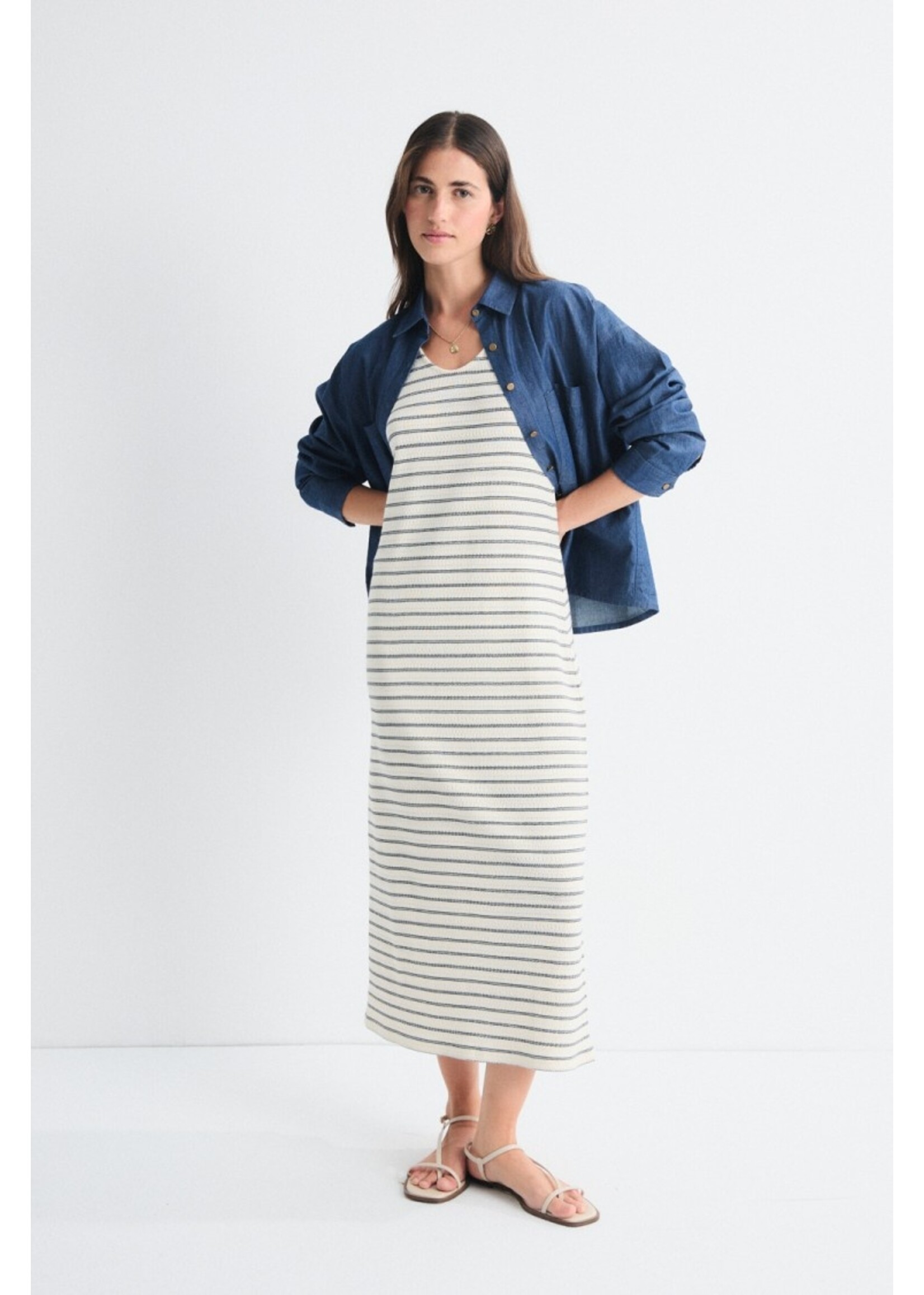 MUS & BOMBON MBB ELIANE DRESS ECRU