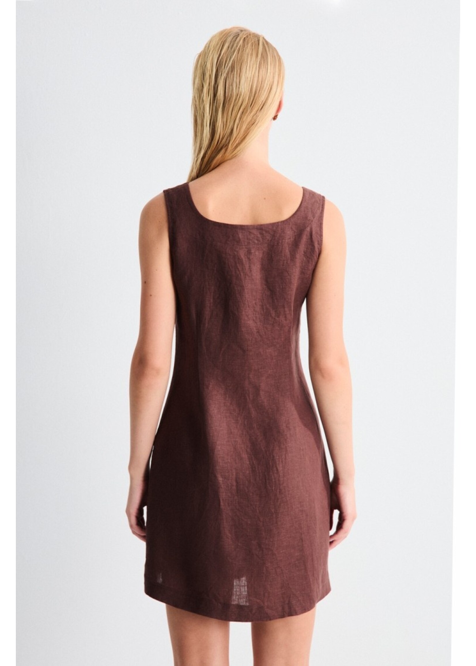 MUS & BOMBON MBB ARANI DRESS BROWN