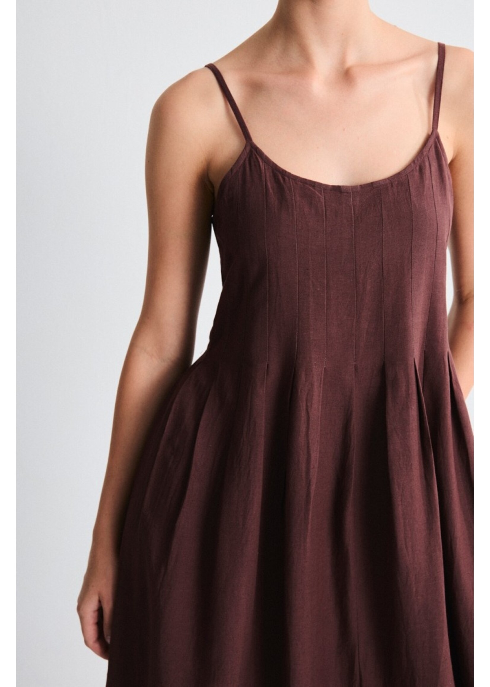 MUS & BOMBON MBB SOLEIL DRESS BROWN