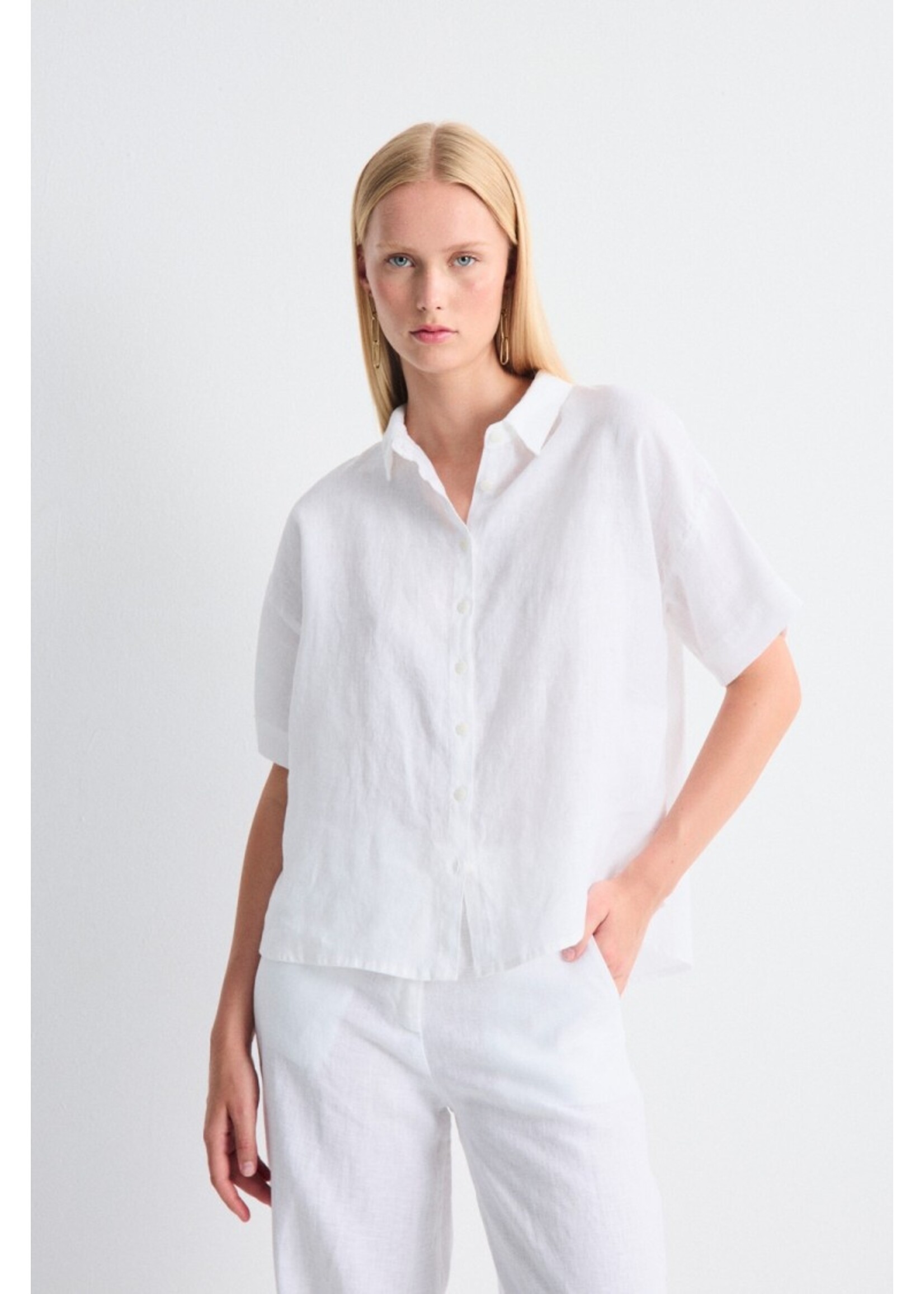 MUS & BOMBON MBB BOBBY SHIRT WHITE