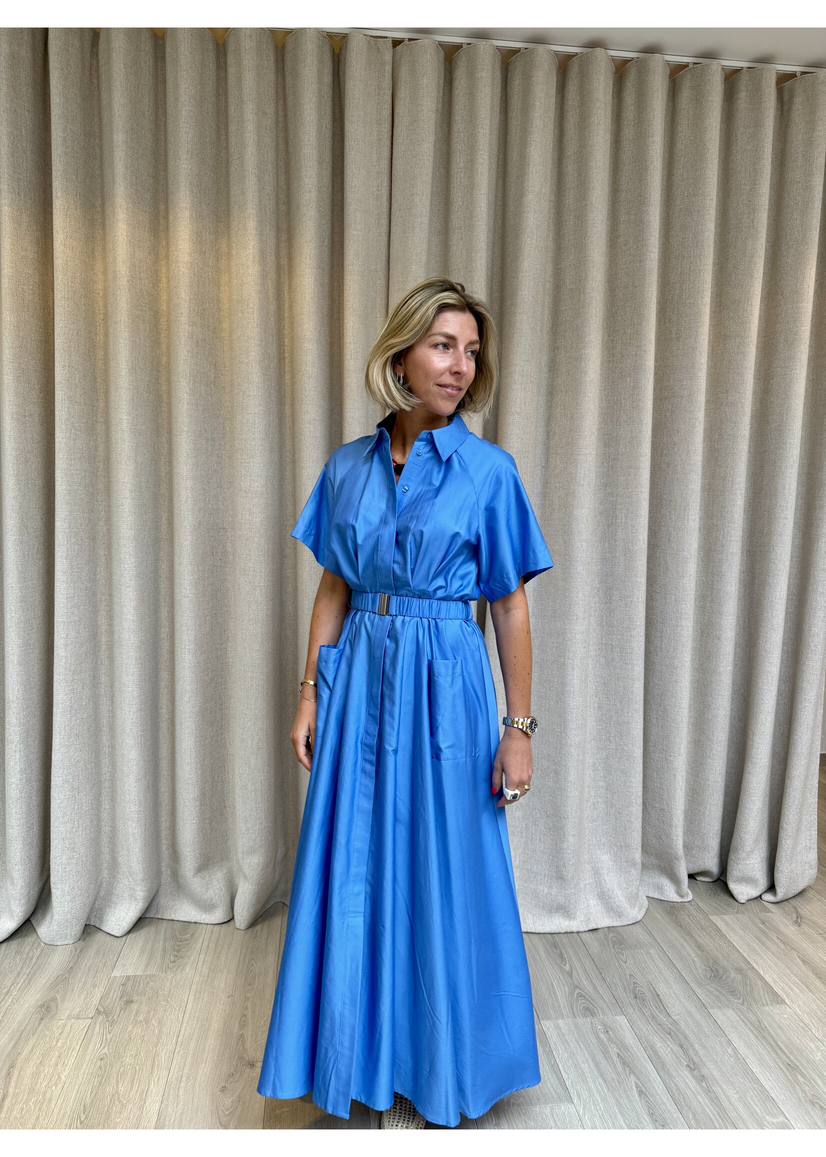 YAS YASSIMANA SS LONG DRESS MARINA