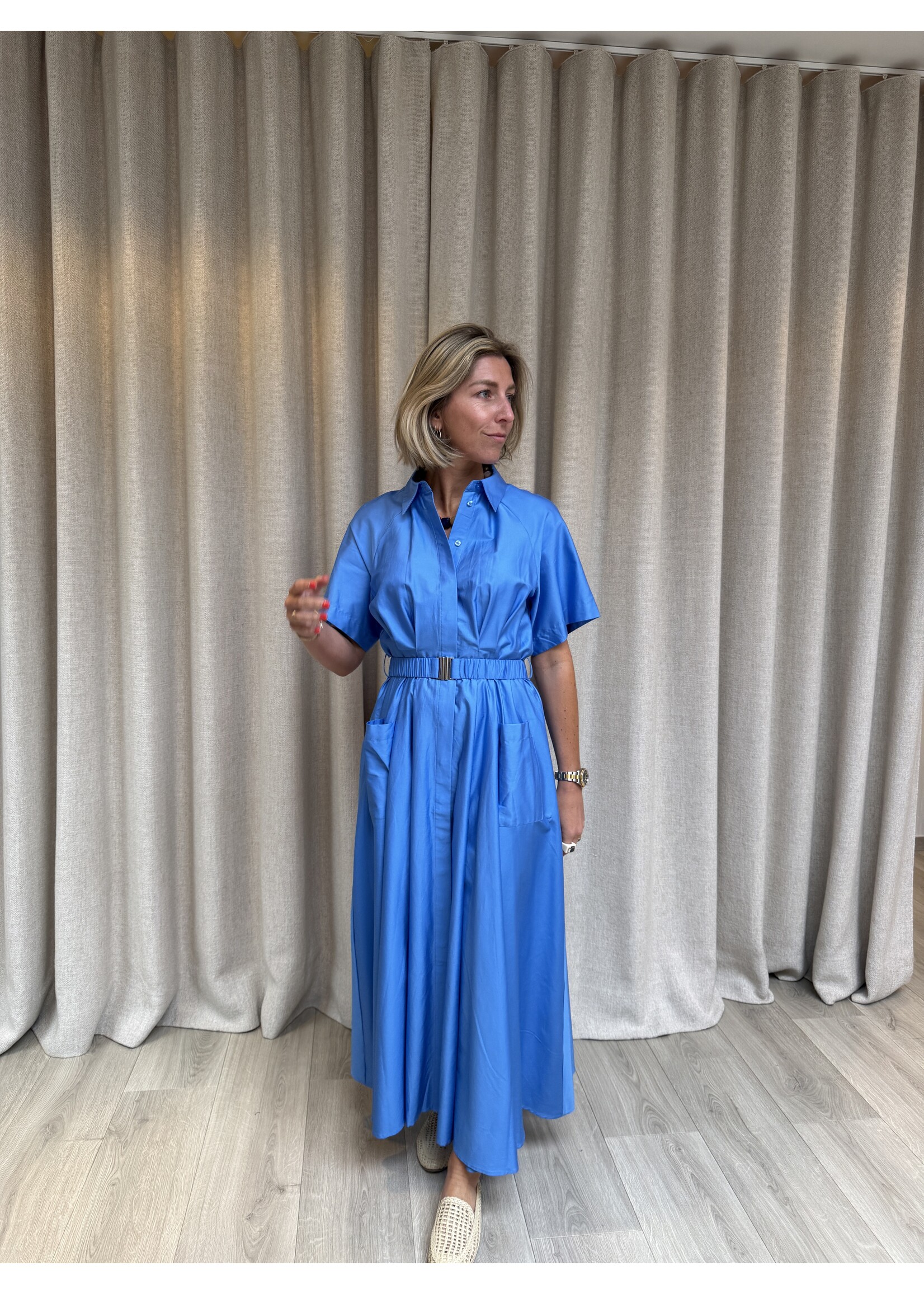 YAS YASSIMANA SS LONG DRESS MARINA