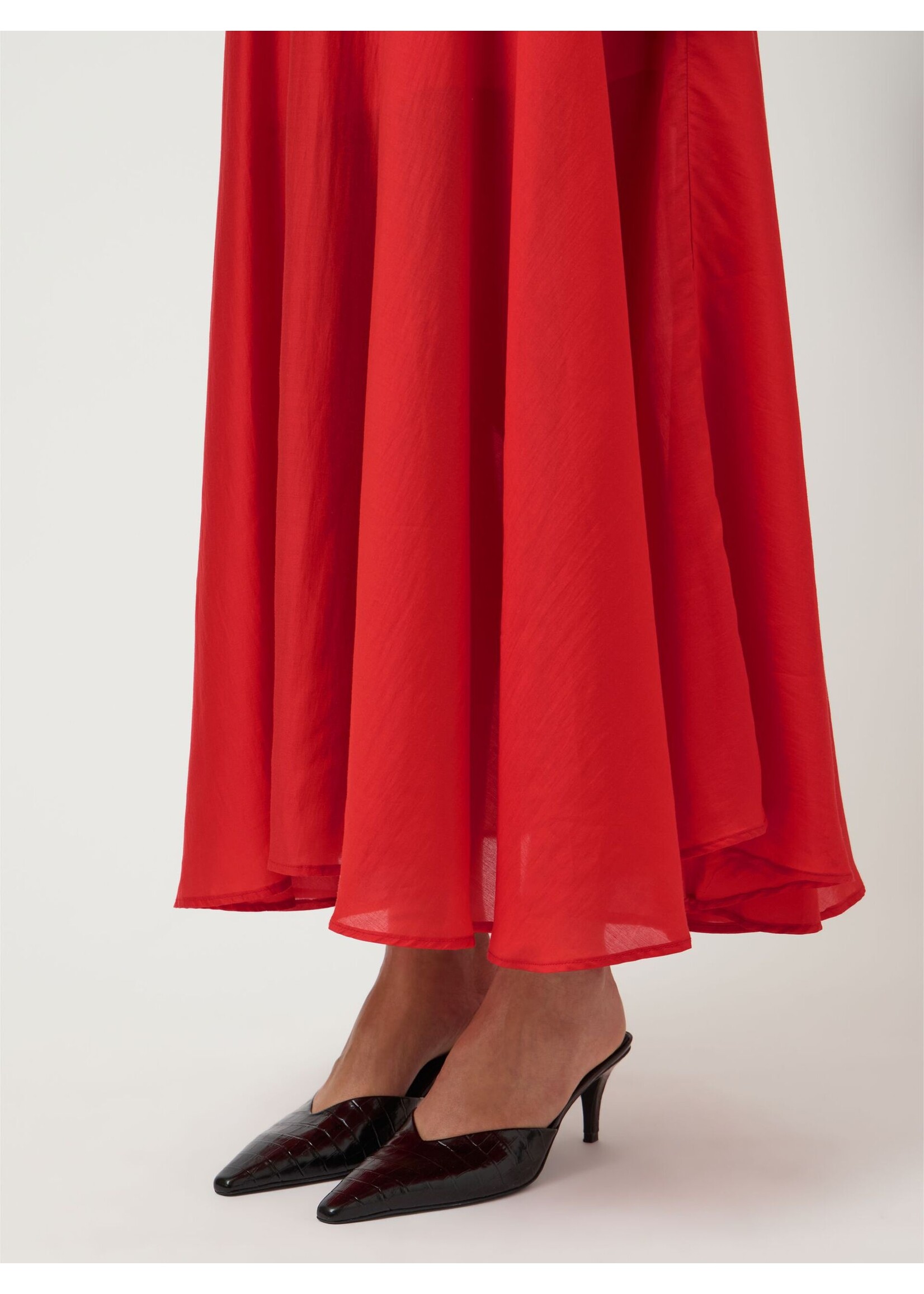 YAS YASPERA SL ANKLE DRESS POINSETTA
