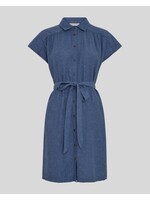 MOSS CPH MSCH VIANA SS SHIRT DRESS INDIGO MEL
