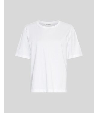 MOSS CPH MSCH JEANITTA SS TEE EMB BRIGHT WHITE