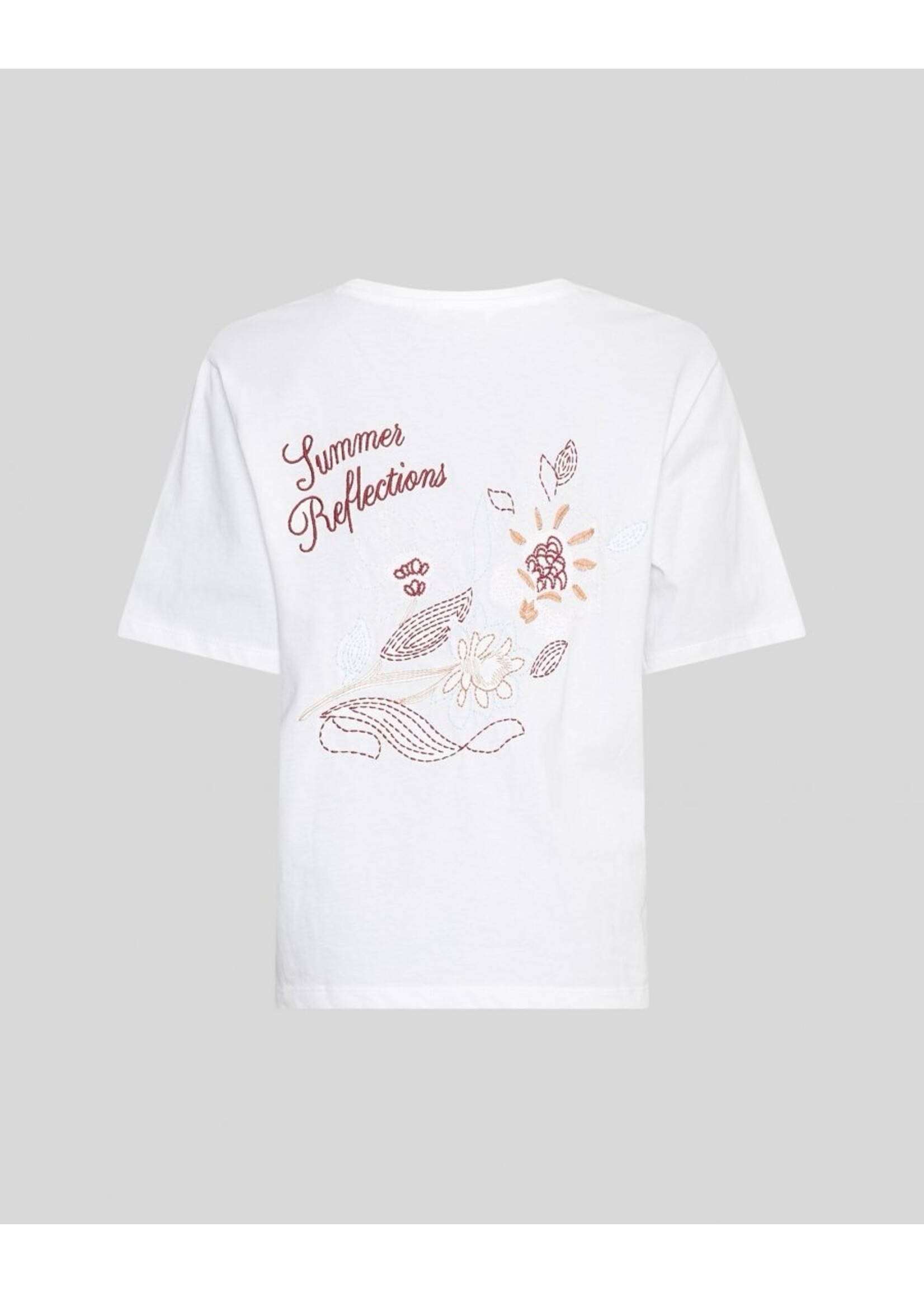 MOSS CPH MSCH JEANITTA SS TEE EMB BRIGHT WHITE