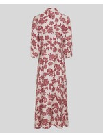 MOSS CPH MSCH VILDANA 3/4 SHIRT DRESS AOP RHUBARB FLOWER