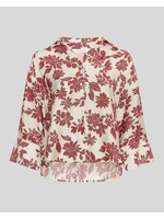 MOSS CPH MSCH VILDANA 3/4 SHIRT AOP RHUBARB FLOWER