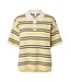 YAS YASISABELL 2/4  KNIT STRIPES ANISE/BROWN