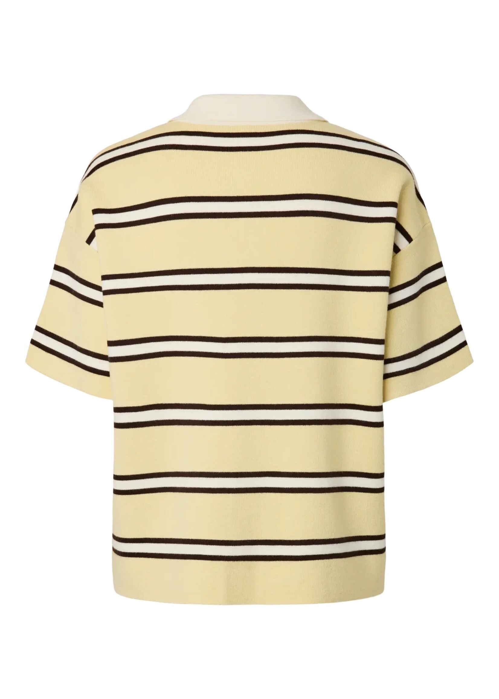 YAS YASISABELL 2/4  KNIT STRIPES ANISE/BROWN