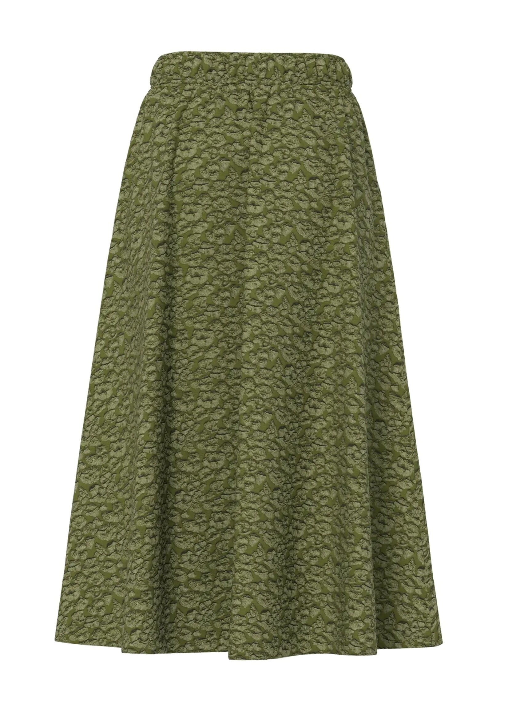 YAS YASDAZLY HW LONG SKIRT SPHAGNUM