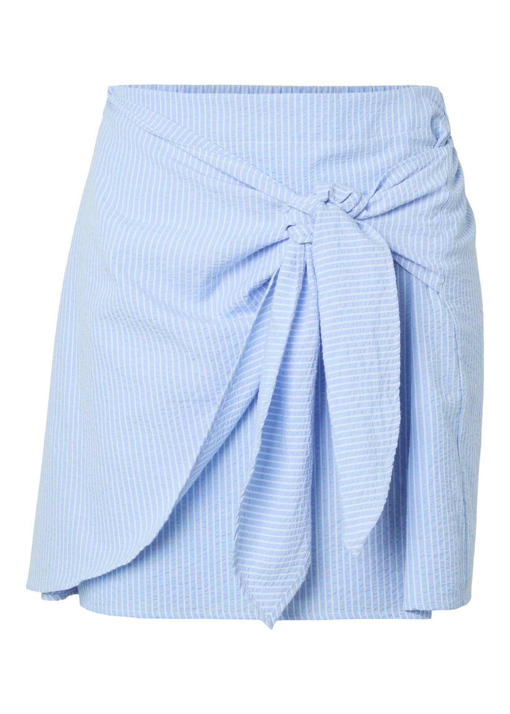 YAS YASANNALEA MW SKIRT CHAMBRAY BLUE MELANGE