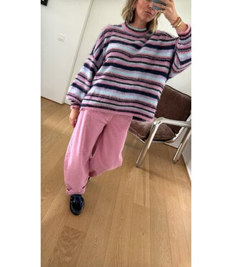 STIEGLITZ ST TONIA PULL STRIPED PURPLE/LILA/PINK
