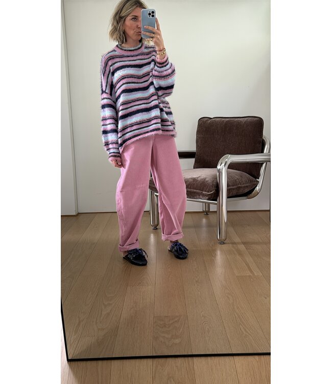 STIEGLITZ ST TONIA PULL STRIPED PURPLE/LILA/PINK