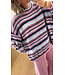 STIEGLITZ ST TONIA PULL STRIPED PURPLE/LILA/PINK