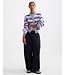 STIEGLITZ ST MOYA CARDIGAN SRIPE PURPLE/GREY/LILA
