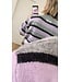 STIEGLITZ ST MOYA CARDIGAN SRIPE PURPLE/GREY/LILA
