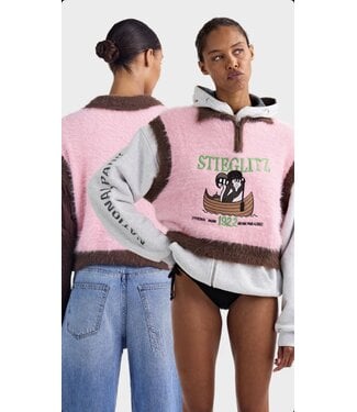 STIEGLITZ ST MIO KNITTED SPENCER PINK
