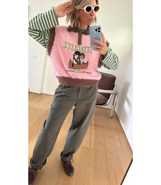 STIEGLITZ ST MIO KNITTED SPENCER PINK