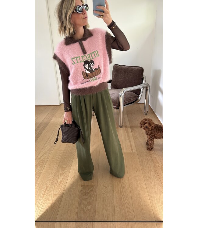 STIEGLITZ ST MIO KNITTED SPENCER PINK