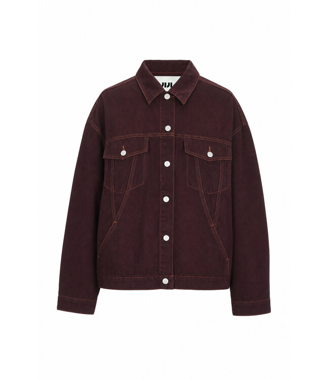 JIJI JI PEDRO JACKET DENIM BORDEAUX