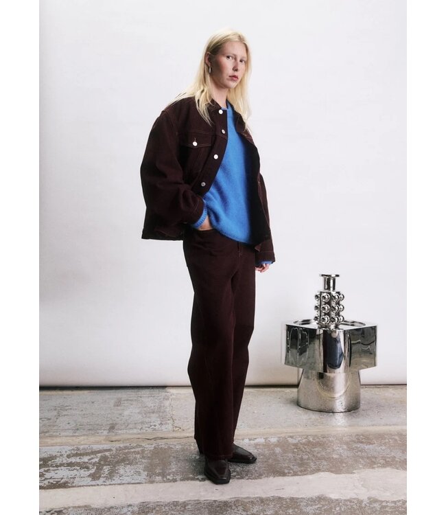 JIJI JI PEDRO JACKET DENIM BORDEAUX