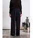 JIJI JI MIGUEL PANT CHECK BORDEAUX/BLUE