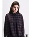 JIJI JI ROMAIN SHIRT CHECK BORDEAUX/BLUE
