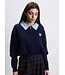 JIJI JI JIM CARDIGAN BLUE MARINE